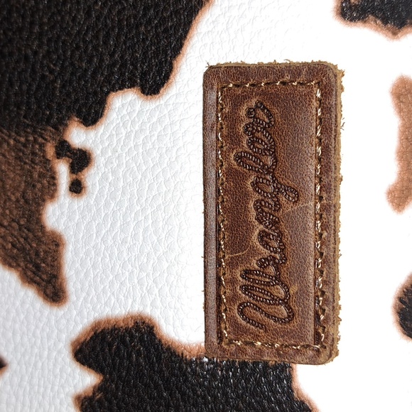 Wrangler Brown and White Cowhide Wallet - Picture 2 of 4